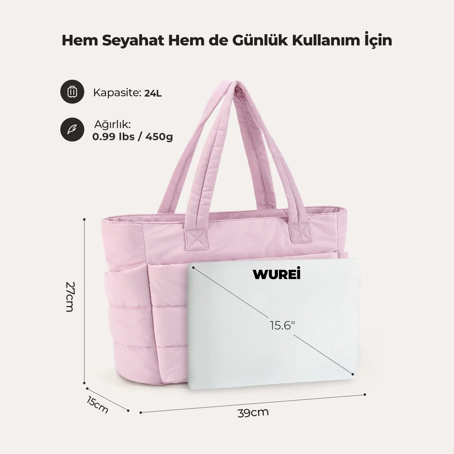 Puffy Tote Bag