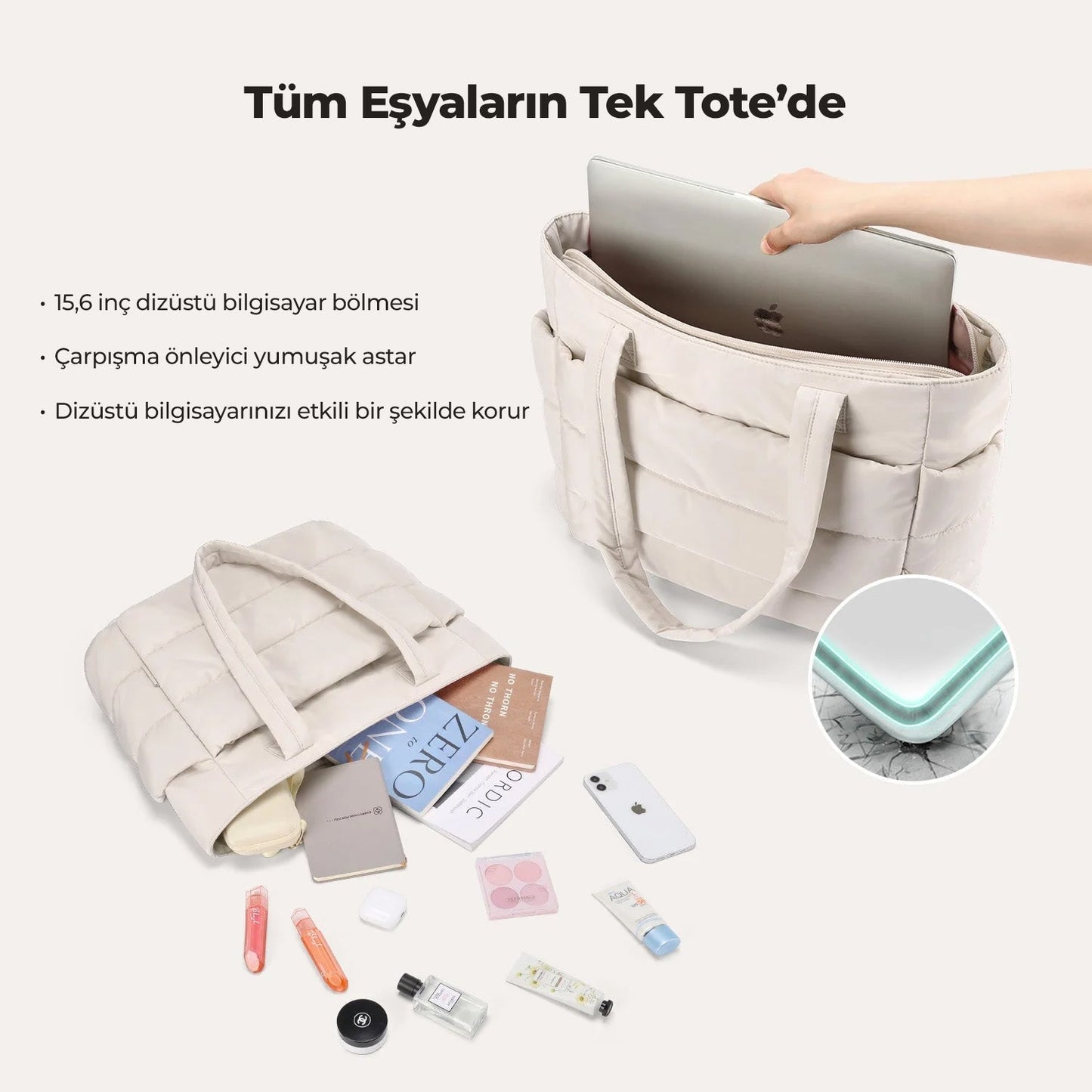Puffy Tote Bag